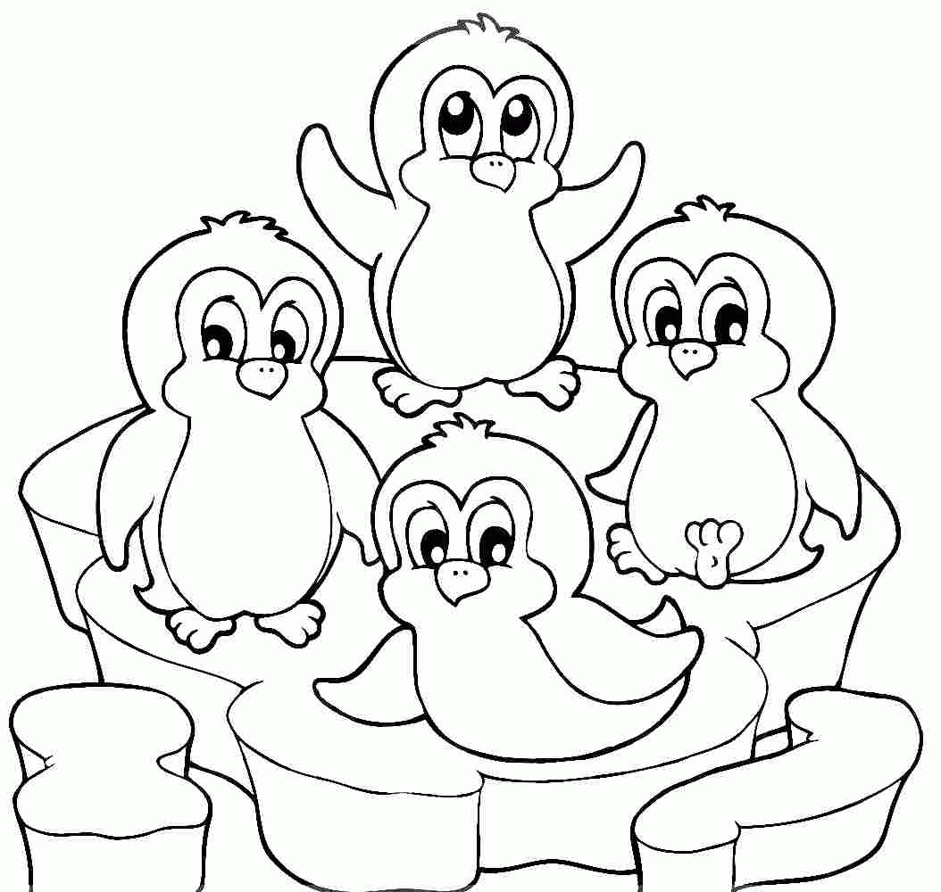 Penguin Coloring Pages Free Printable