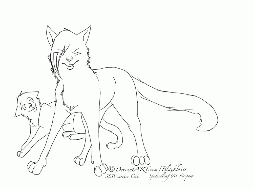 Free Warrior Cat Coloring Pages To Print, Download Free Warrior Cat