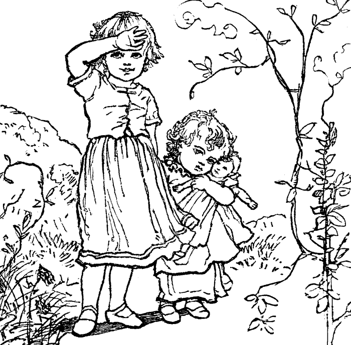 Pix For  Sad Girl Coloring Page