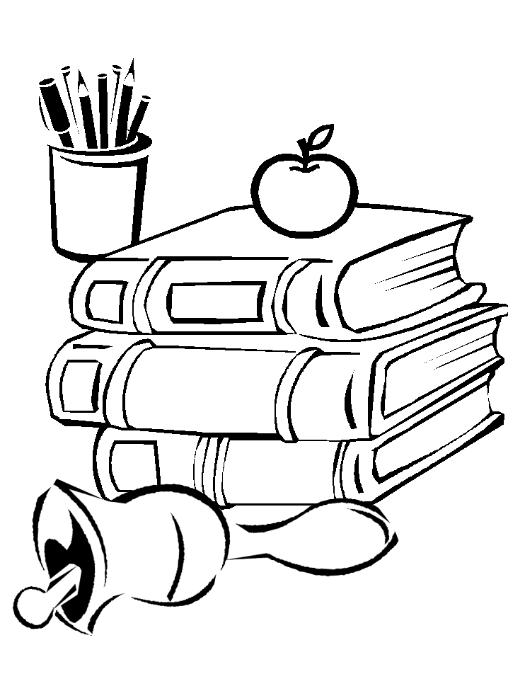 Printable School  Coloring Page |Clipart Library| Coloring