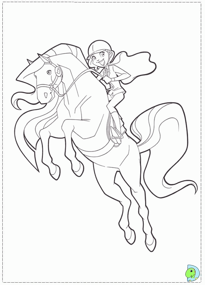 to ranch Colouring Pages