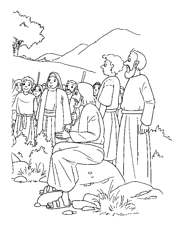 Bible Stories Coloring Page | Free Printable Coloring Pages