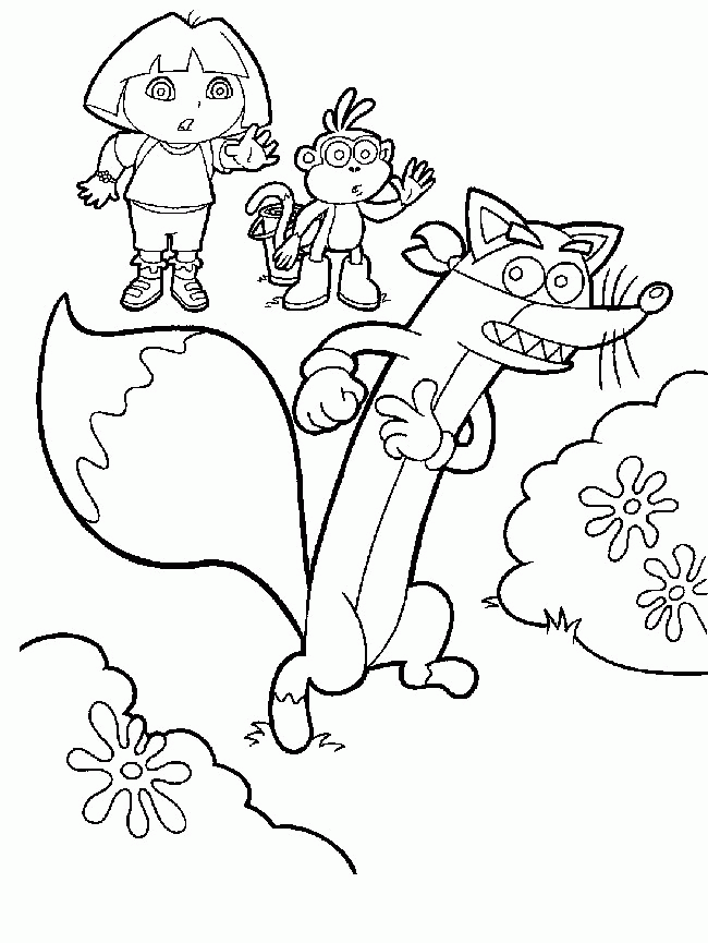 Real Madrid And Barcelona: coloring pages for girls dora