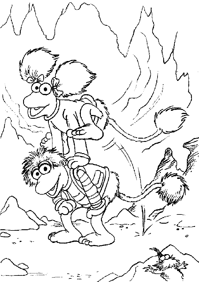Heres My Coloring Process On The Fraggle Rock Cover From Start
