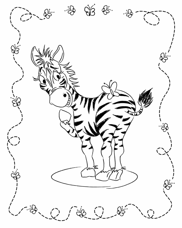 Zebra | Free Printable Coloring Pages