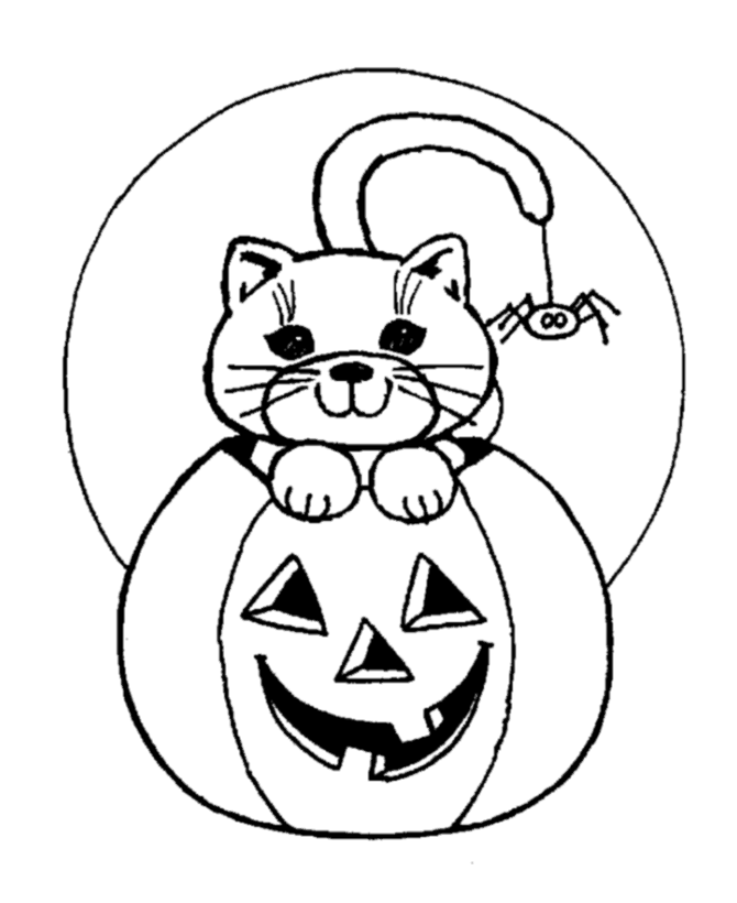 Free Scary Cat Coloring Page C, Download Free Scary Cat Coloring Page C