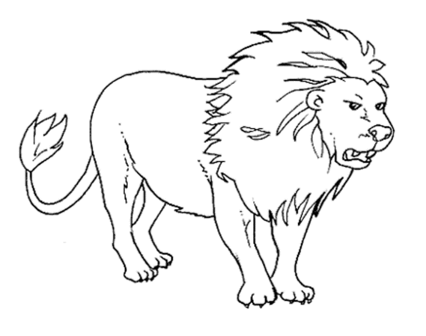 Free Wild Animals Coloring Pages, Download Free Wild Animals Coloring