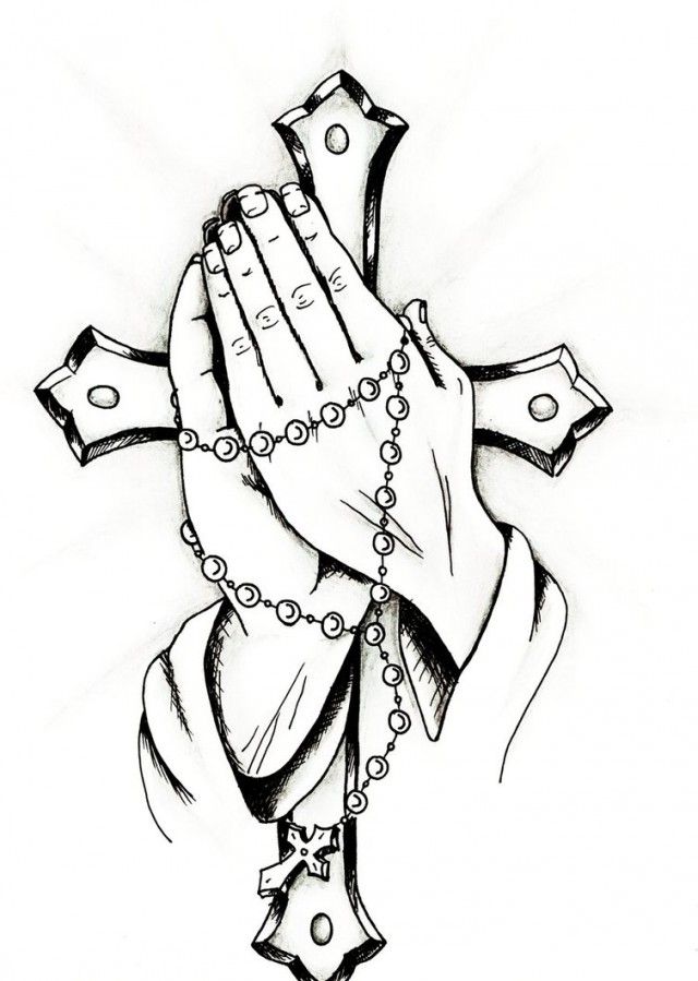 Praying Hands Tattoo ATOMcave Praying Hands Coloring Page