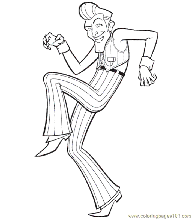 free lazy town coloring pages