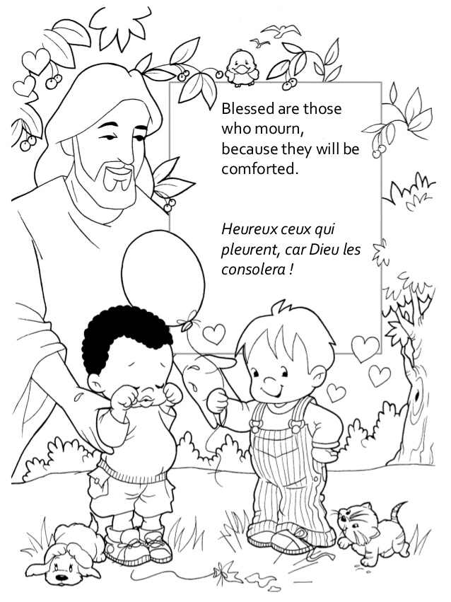 Beatitudes Coloring Pages 
