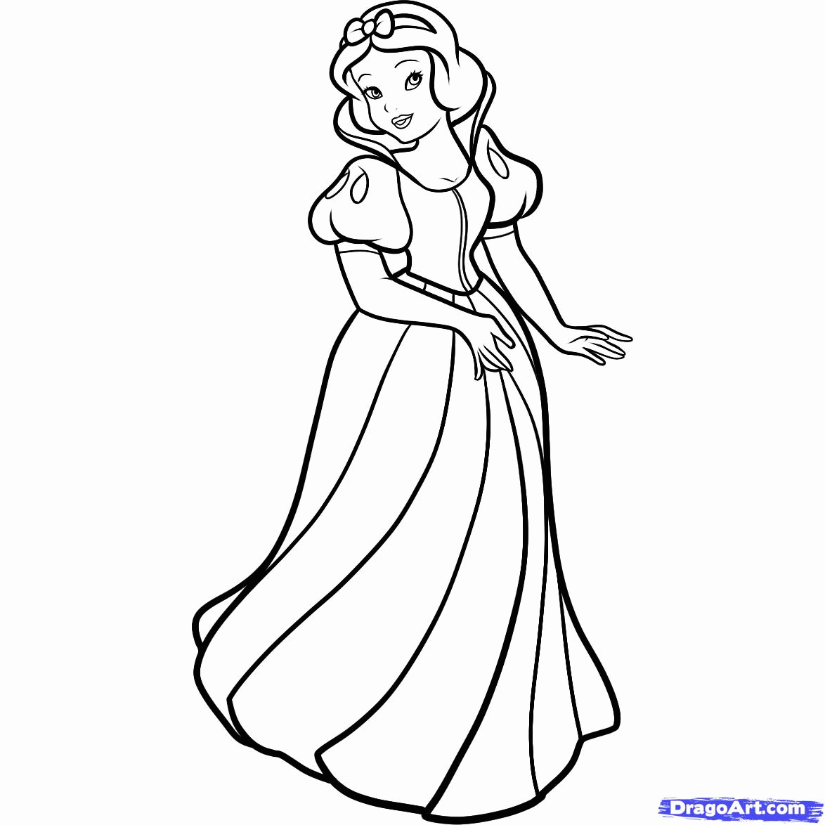Free Disney Princess Coloring Pages Snow White, Download Free ...
