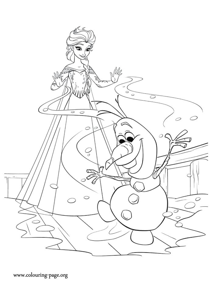 Elsa De Colorat Elsa Si Olaf De Colorat Jocuri Cu Regatul De Gheata