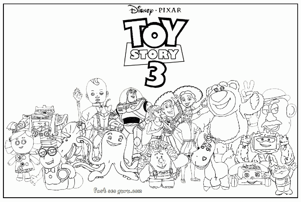 Printable Toy Story Coloring Pages Clip Art Library