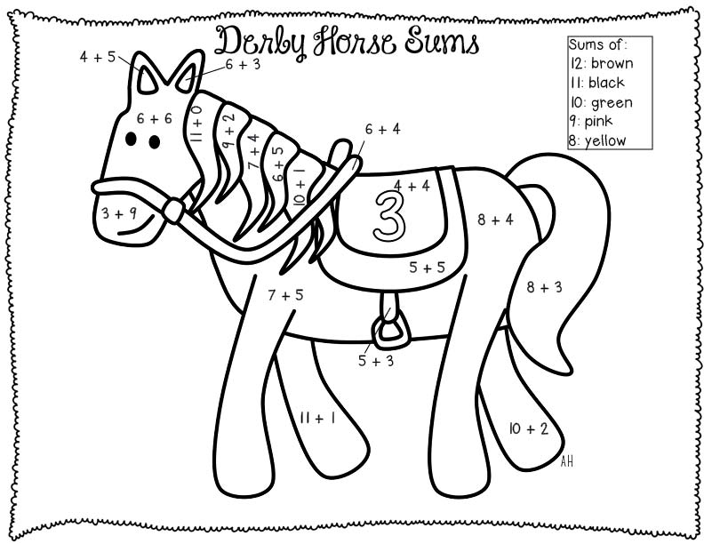 Free Addition And Subtraction Coloring Pages Download Free Addition And Subtraction Coloring