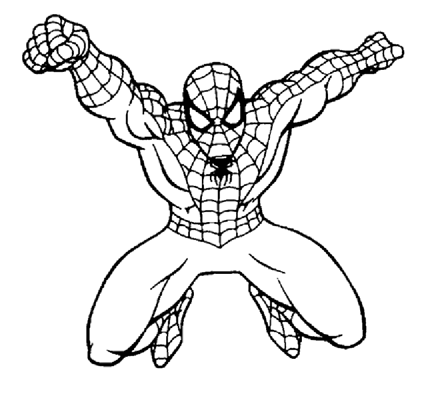 Spiderman Coloring Page | Free Printable Coloring Pages