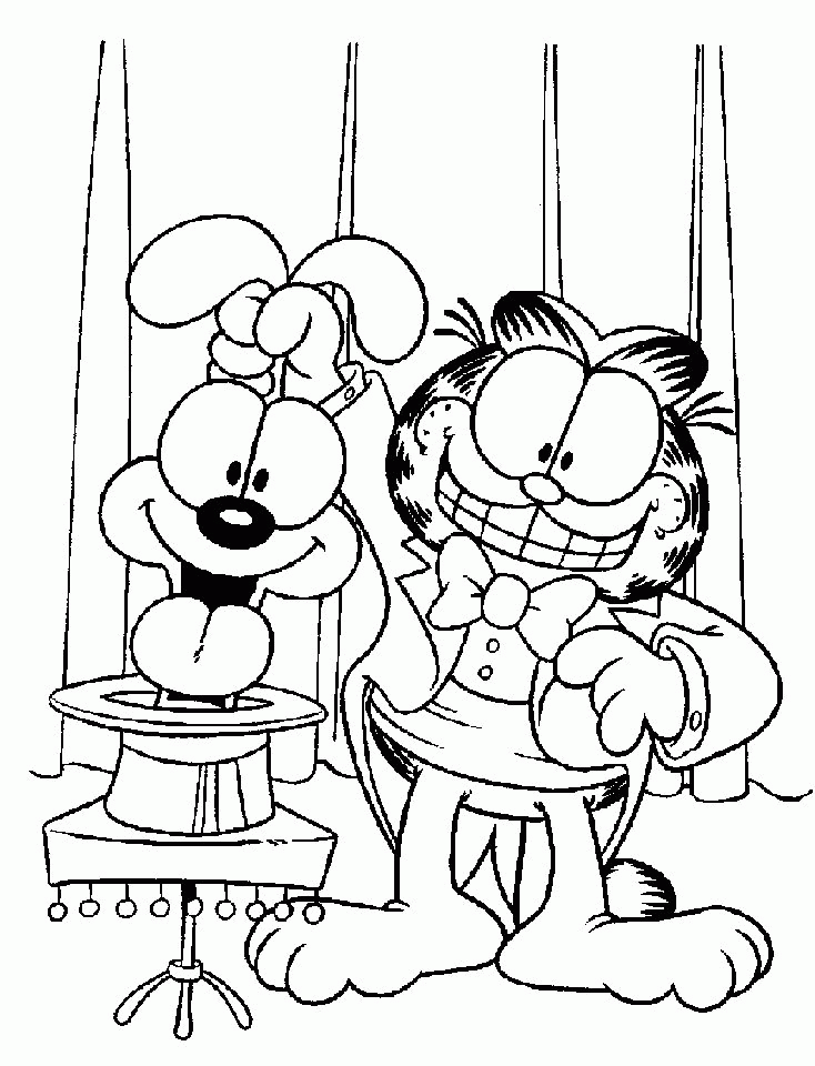 Garfield Coloring Pages and Book | Unique Coloring Pages