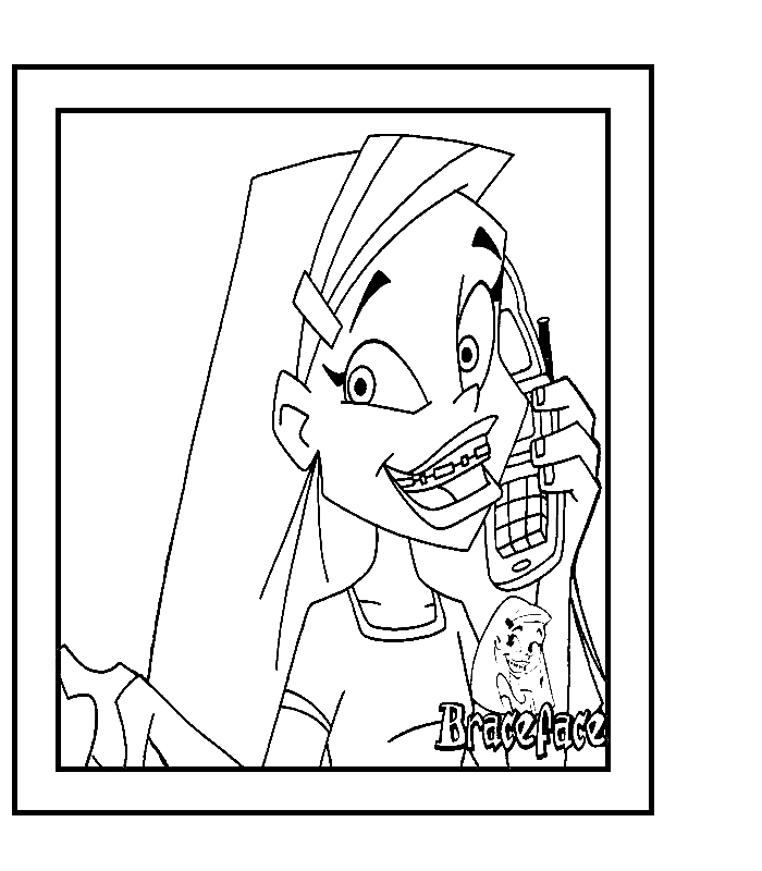brace face Colouring Pages