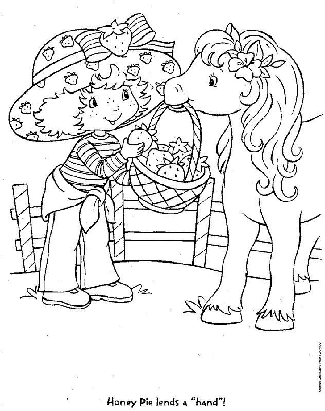 Strawberry Shortcake | Free Printable Coloring Pages