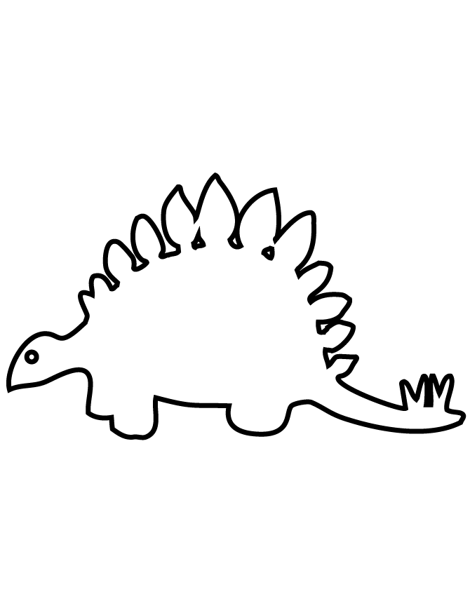 dinosaur simple drawing
