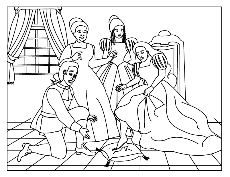 Kids Pages - Cinderella coloring