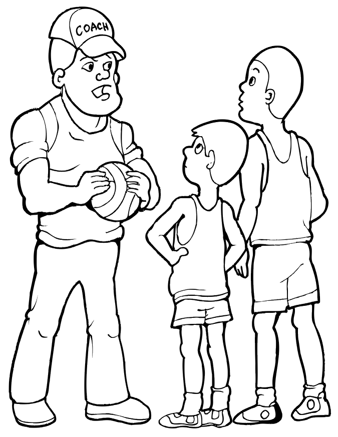 Basketball Coloring Pages and Book | Unique Coloring Pages