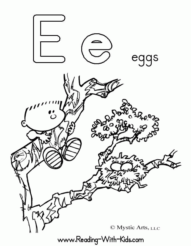 Free Letter E Coloring Page Download Free Letter E Coloring Page Png
