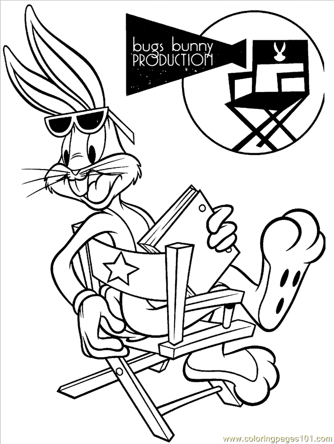 Coloring Pages Bugs Bunny41 (Cartoons  Bugs Bunny)| free printable