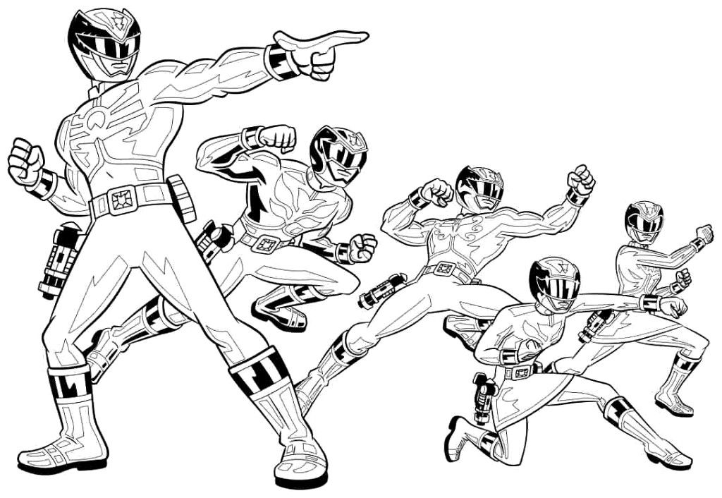 ninja skull power rangers dibujos para colorear - Clip Art Library