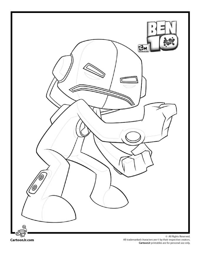 Ben 10 Coloring Pages 