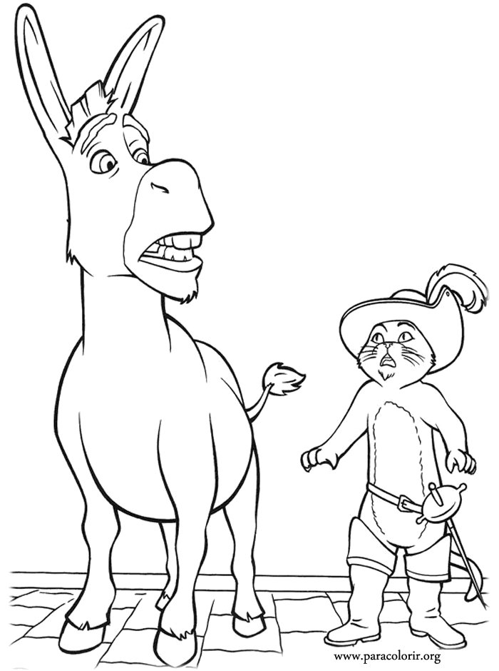 Clip Arts Related To : donkey from shrek drawing. 