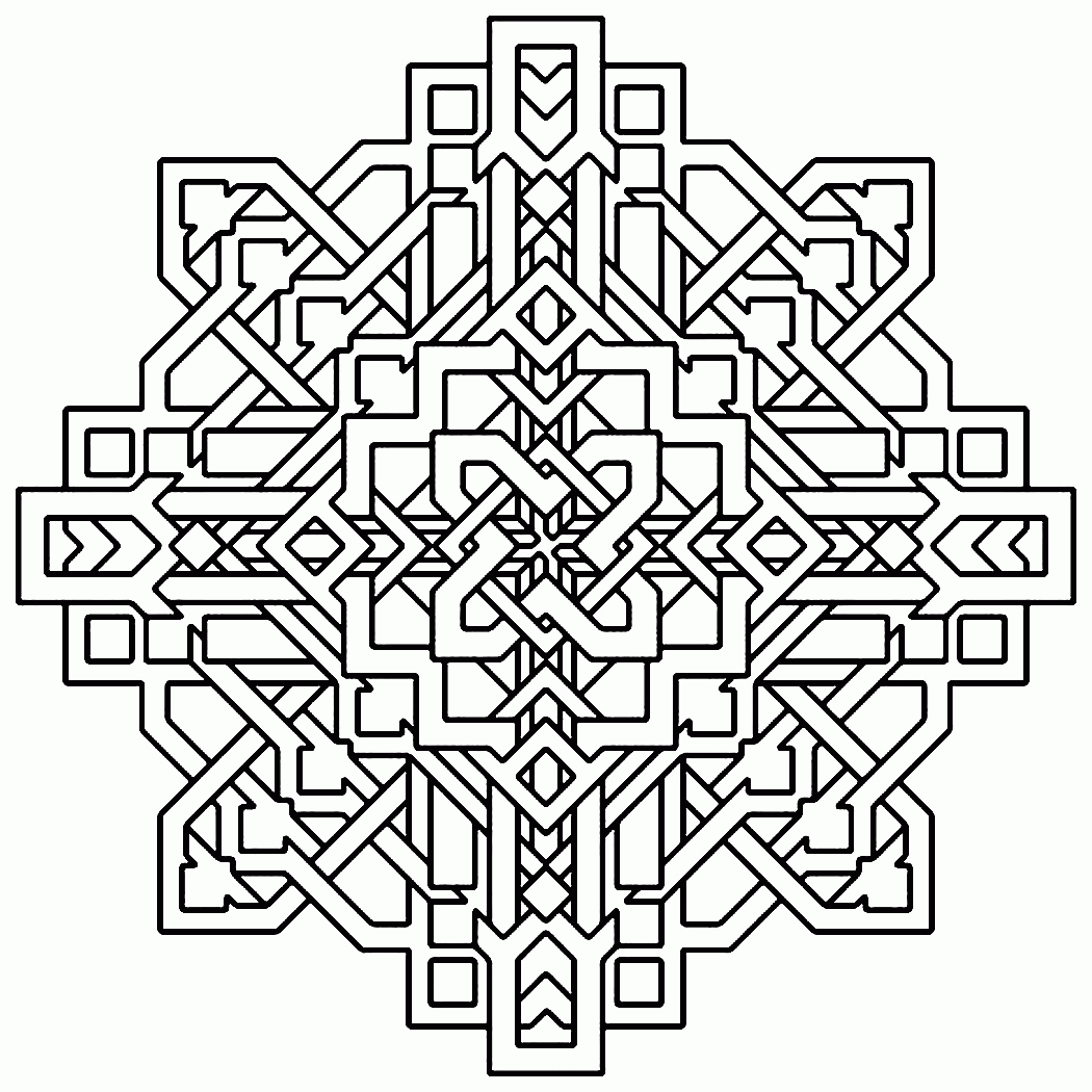 Free Free Printable Geometric Design Coloring Pages Download Free Free 