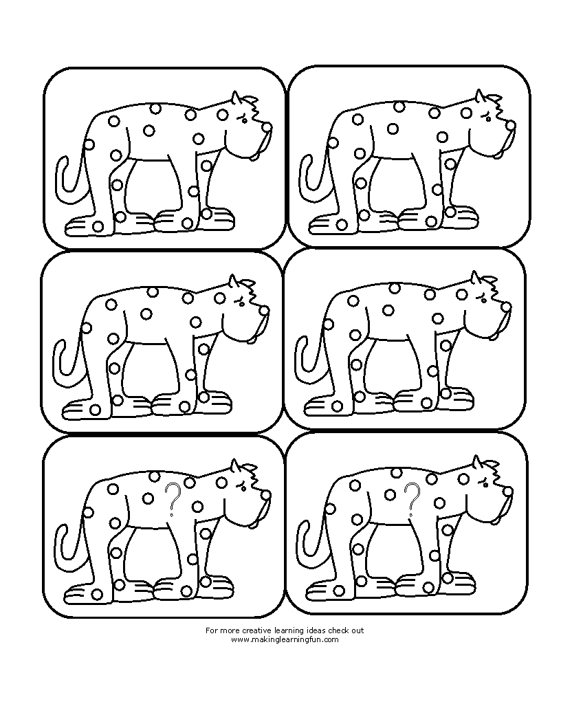 put me in the zoo printable template Clip Art Library