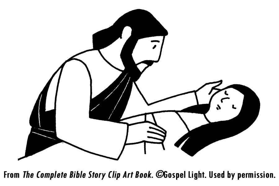 Jesus Heals A Girl Clipart Clip Art Library