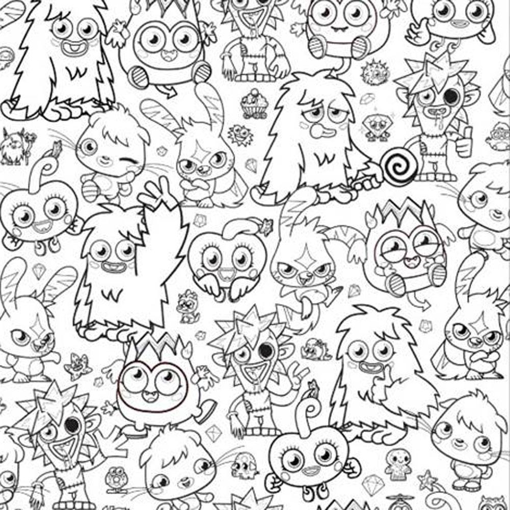 Printable Moshi Monster Coloring Pages Clip Art Library