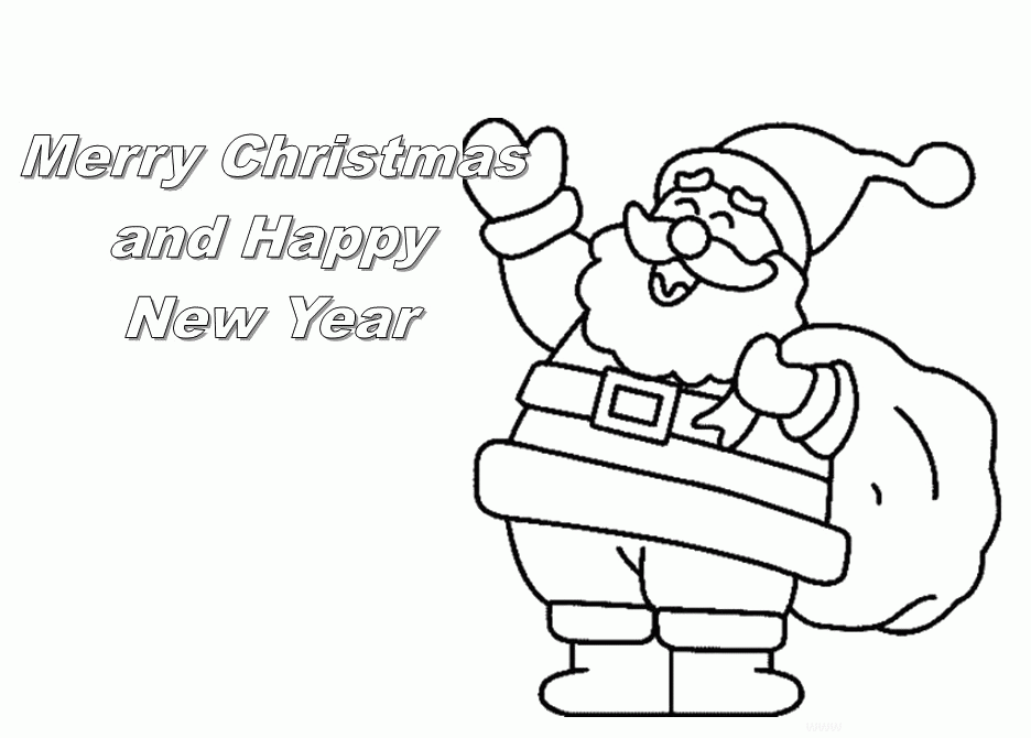 Free Merry Christmas Coloring Pages Free, Download Free Merry Christmas