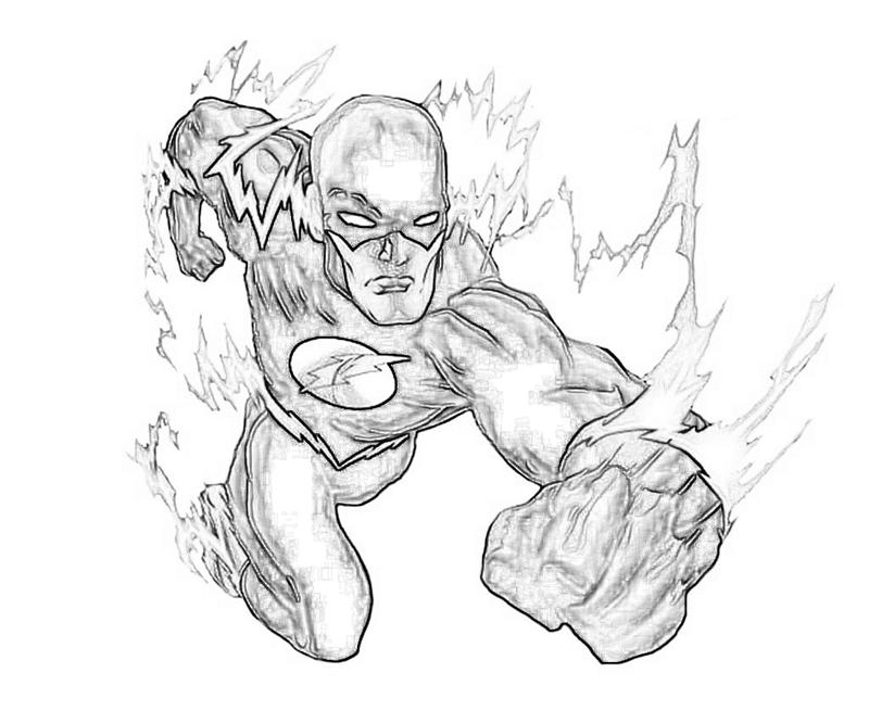 Free The Flash Coloring Pages Download Free The Flash Coloring Pages