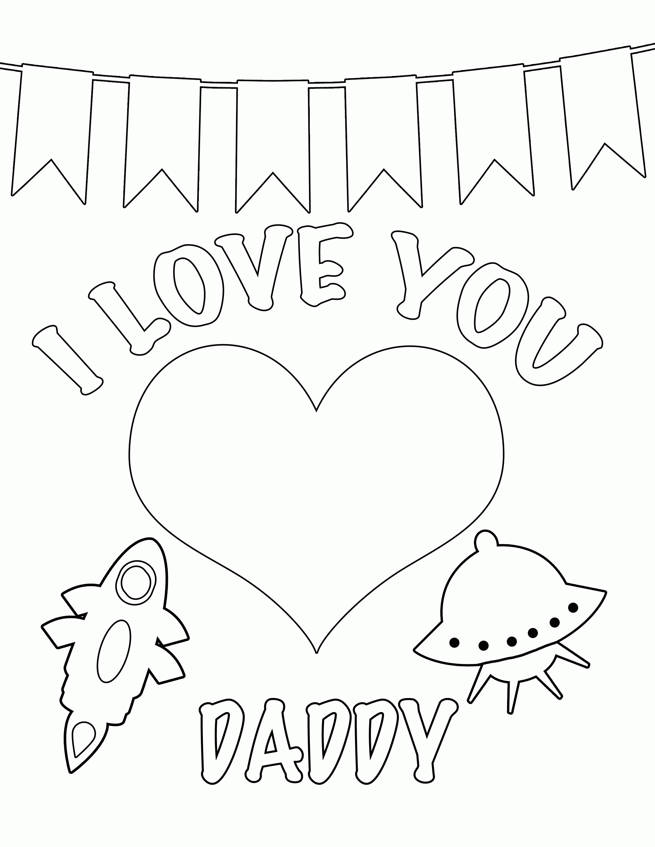Free Happy Birthday Daddy Printable Coloring Pages, Download Free Happy