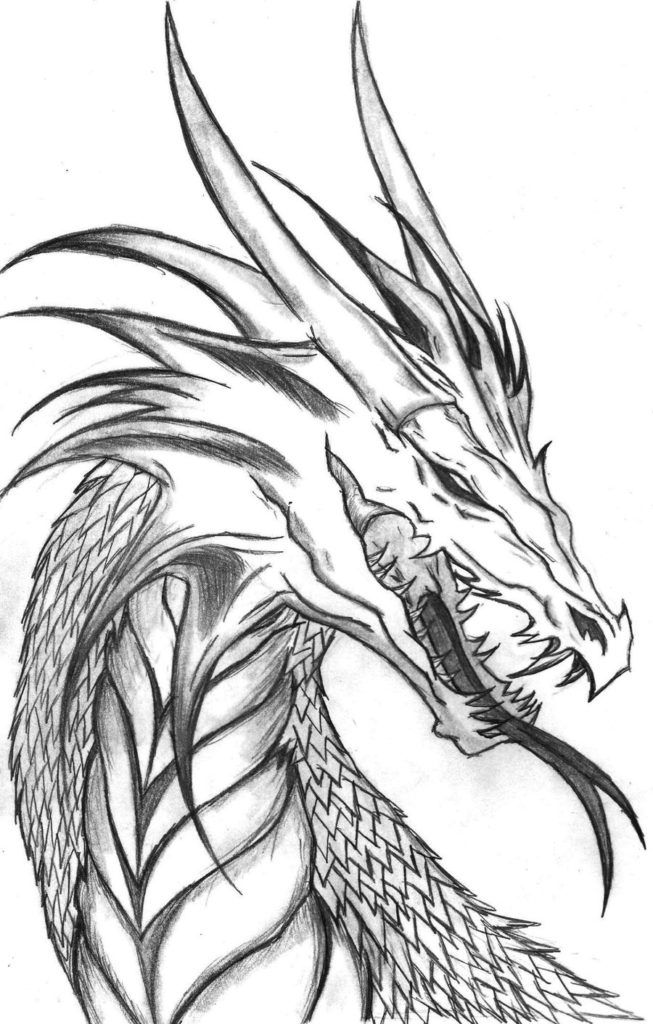 Coloring Pages: Dragons Coloring Pages Realistic Dragon