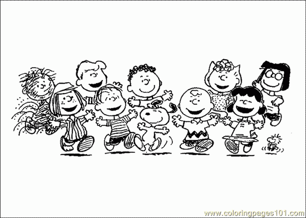 Charlie Brown Snoopy Christmas| Coloring pages