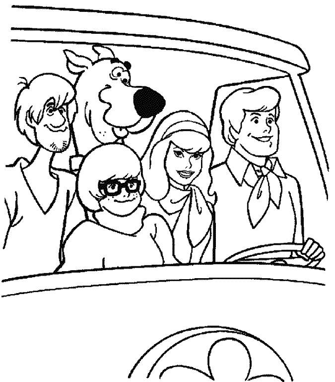 Scooby Dooby Doo Printable Coloring Pages | Coloring Pages 