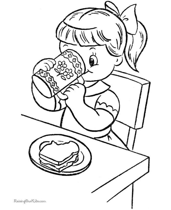 Food coloring Page