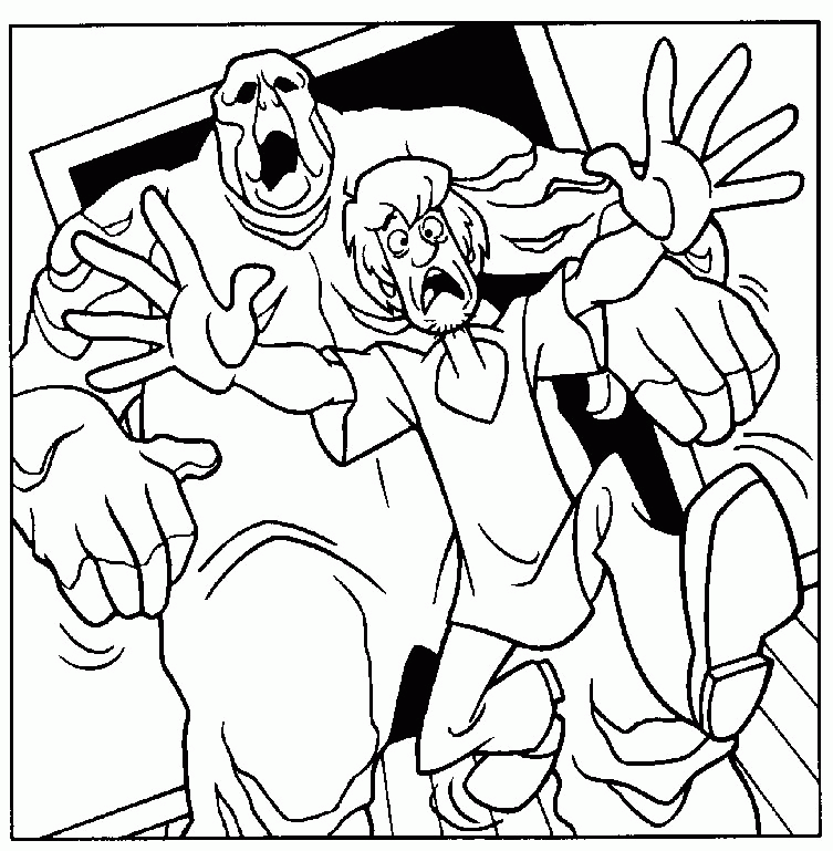 Coloring Page - Scooby doo coloring Page