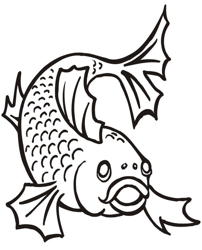 Fish Coloring Pages  