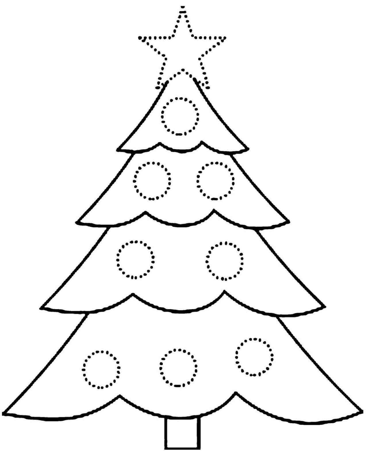 christmas trees coloring pages   Clip Art Library