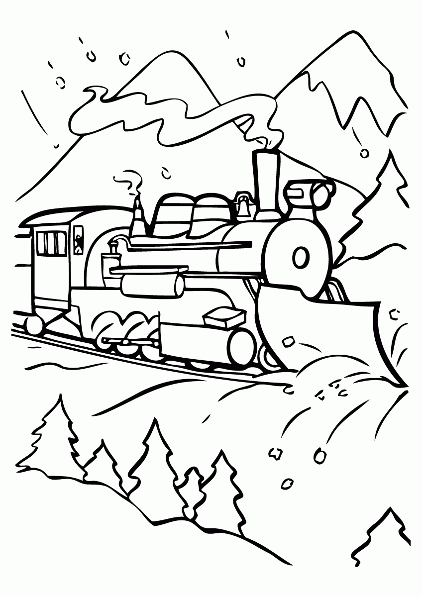 Free The Polar Express Coloring Pages, Download Free The Polar Express