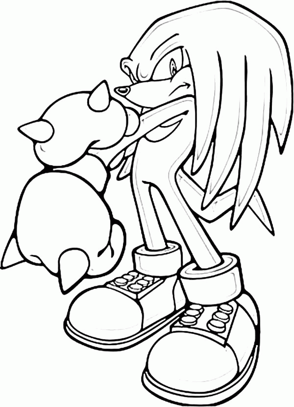 Featured image of post Sonic Boom Knuckles Coloring Pages Feel free to print and color from the best 39 sonic knuckles coloring pages at getcolorings com