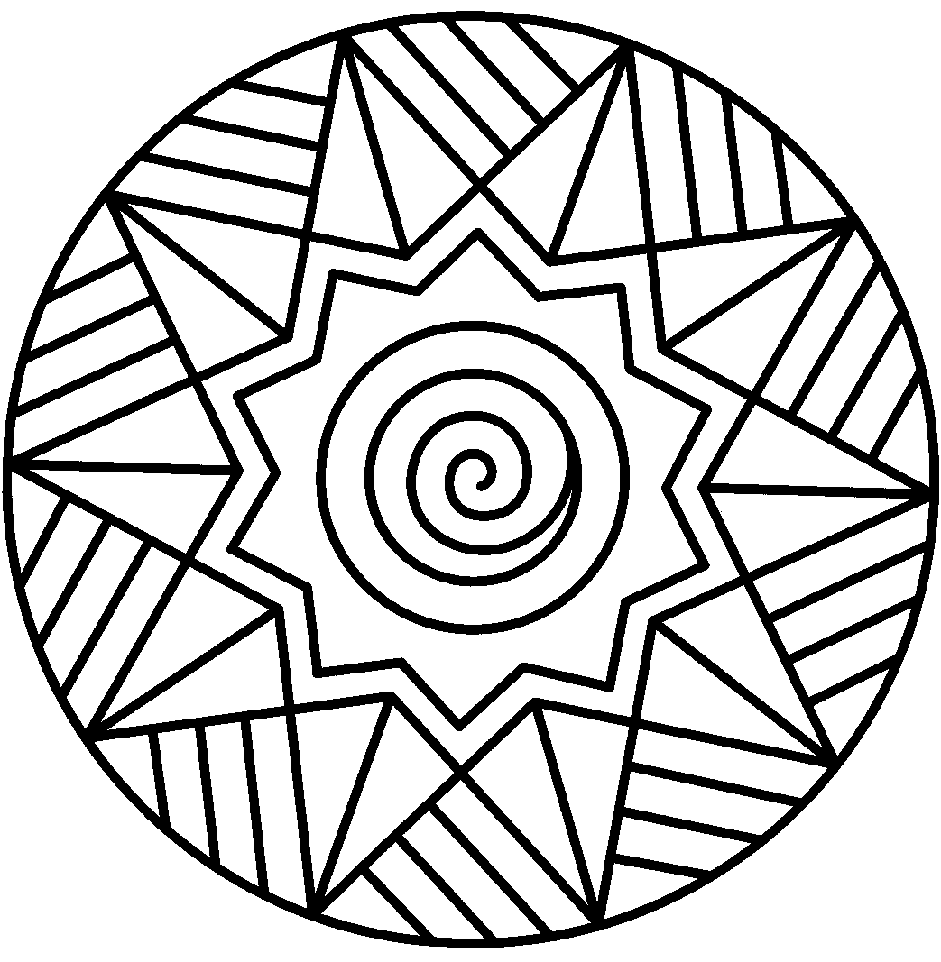 Free Awesome Design Mandala Coloring Pages Free Printable, Download