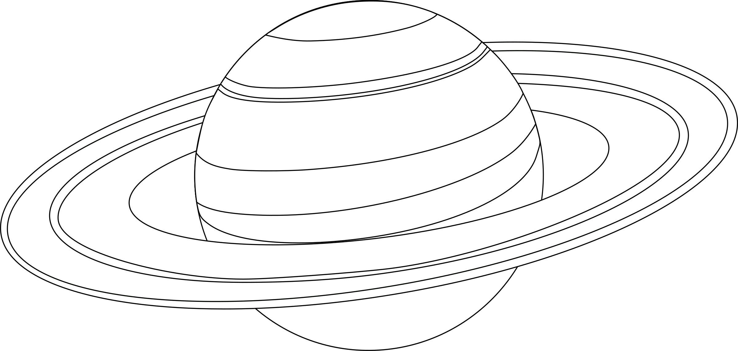 Collection of Saturn Coloring Pages Print (28) .