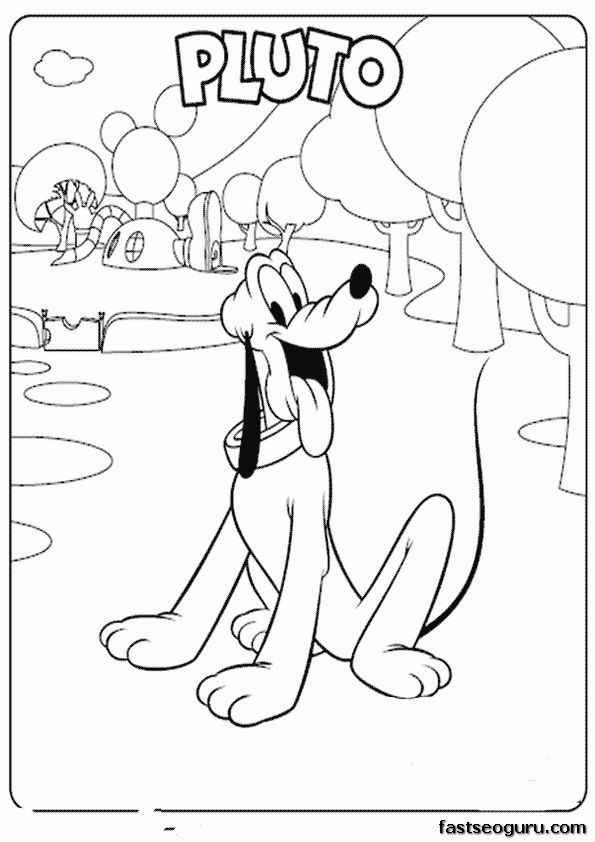Aptitude Mickey Mouse Clubhouse Coloring Pages To Print Free