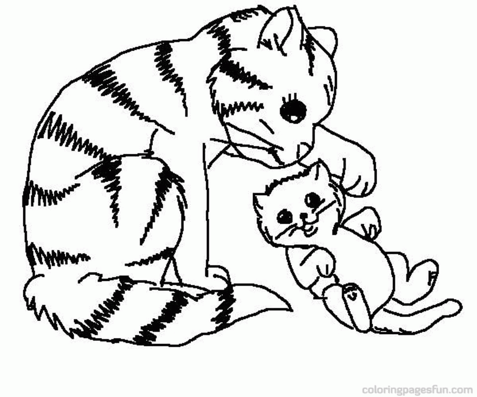 Free Kitten And Puppy Coloring Pages To Print Download Free Kitten And 